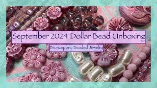 September 2024 Dollar Bead Unboxing  COUPON CODE bbj2