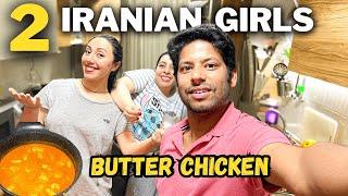 Iranian Girl Invited me to her Home to Cook Butter Chicken 