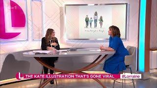 Lucy Claire (The Kate Middleton Illustrator) On Lorraine [25.03.2024]