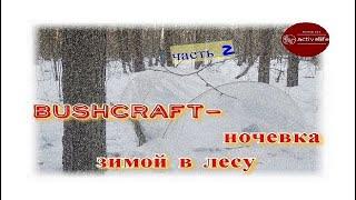 24 ЧАСА ЗИМОЙ В ЛЕСУ #2 | ЛЕСНОЙ ЛАГЕРЬ | BUSHCRAFT жилище | Бушкрафт