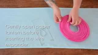 How To Assemble Paper Lanterns