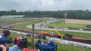 USF2000 Mid Ohio Turn 5 Crash (FAN VIEW | 4K 60)