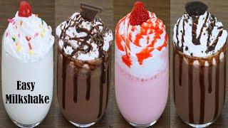 4 Easy Milkshake Recipe