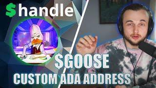 Ada Handle NFT-Powered Naming Solution With $Goose | The Cardano Aura