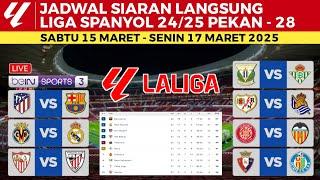 Jadwal Liga Spanyol 2025 Pekan 28 - Atletico Madrid vs Barcelona , Villarreal vs Real Madrid