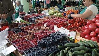 ТИРАСПОЛЬ ПРИДНЕСТРОВЬЕ !ЗЕЛЁНЫЙ РЫНОК В ТИРАСПОЛЕ НОВЫЕ ФРУКТЫ ЯГОДЫ ! ЦЕНЫ ОВОЩИ МОЛОЧКА МЯСО РЫБА