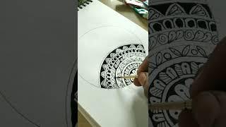 Mandala art for beginners #shortsviral #mandalaart #youtubeshorts #trending #mandala #drawing