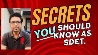 Secrets Shared by MAANG SDET to crack automation testing & SDET interviews rounds with examples