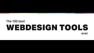 Top 100 Web Design Tools for Professional Web Designers