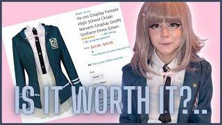 I bought a Chiaki Nanami cosplay from Amazon - Cosplay review + quick fixes