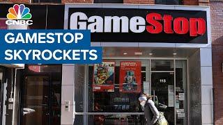 GameStop skyrockets as retail investors force short squeeze