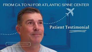 F.V.G. - Patient Testimonial - Why he Traveled Across the Country for Our Spinal Care