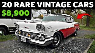 Crazy Discounts Prices: 20 Rare Vintage Cars For Sale Under $10,000