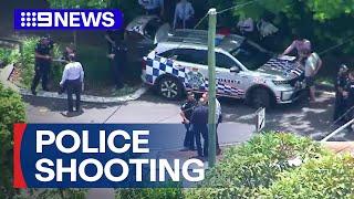 Cop and man shot during incident in Brisbane | 9 News Australia