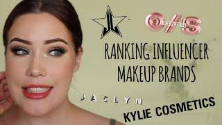 RANKING INFLUENCER & CELEBRITY MAKEUP BRANDS | I'D RATHER BURN MY MONEY??