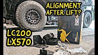 LC200 LX570 Fix Suspension Geometry After Lift Spring Spacers Shock Spacers Panhard Bar Relocation