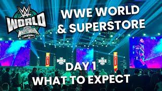 WWE World & Superstore - Day 1 Vlog: What to expect & Tips