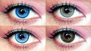 Pinky Paradise Haul Contact Lens Review for Dark Brown Eyes and Light Eyes