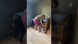 Custom designed daybed for less than $100! Easy DIY woodworking project!
