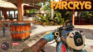 Far Cry 6 Gameplay - Taking Out Anti-Aircraft Cannons With Poison Bullets & More (Far Cry 6 Combat)