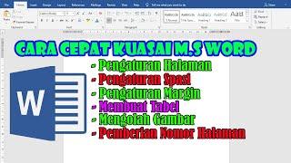 Belajar Microsoft Word lengkap untuk pemula