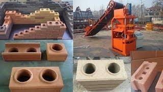 SYN1-5 small automatic interlocking bricks production line, hydraulic clay block making machine