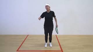 Beginner Serve & Return with Pro Squash coach Liz Irving