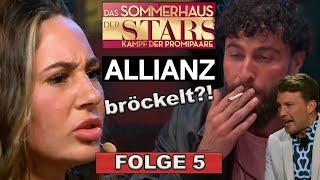 ALLIANZ steht auf der Kippe! EX-BACHELOR OLIVER SANNE zieht ein.| Sommerhaus der Stars 2024 |Folge 5