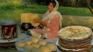 Making Mooli Paratha in Clay Pot from Home Grown Radish lI A Village Morning Routine Recipe Il