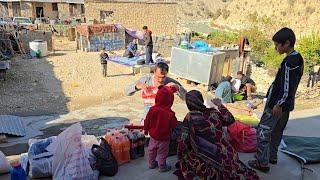 IRAN nomadic life | Nader's arrival from the city and the guests' farewell to the family