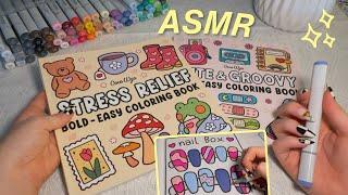 ASMR color with me!!  relaxing whispers for sleep