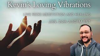 1/24/25 2:30PM EST  Live Reiki Meditation and Healing Show