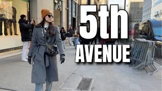 NEW YORK CITY Walking Tour [4K] - 5th AVENUE