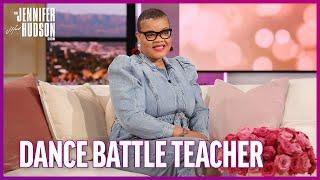 Jennifer Hudson Meets Florida Schoolteacher from Viral Dance Battle Video