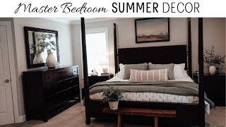 SUMMER DECORATE WITH ME | MASTER BEDROOM SUMMER DECOR IDEAS