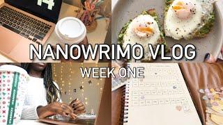 nanowrimo vlog 2022 // week one