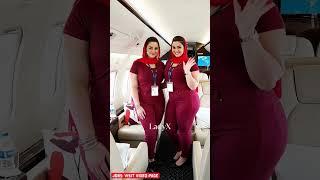Dubai Princesses: Two Stunning Air Hostesses on a Private Jet | Girl Vlog #shrots #airhostess #dubai