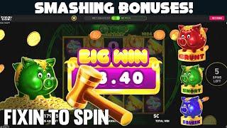 SMASHING BONUSES!! **NEW GAME** OINK OINK OINK  Chumba Casino