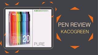 KacoGreen Gel Pen Review (EN & FR subtitles)