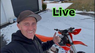 Live Dirt Bike Ride, Mountain Weather, Shop Updates