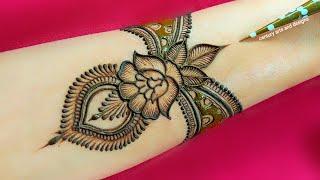 New stylish full hand mehndi design | easy front hand mehndi design | mehndi ka design | mehndi