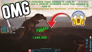 THE NEW DINO CARCHAR DESTROY THE GIGA | Test Ark Official PvP 