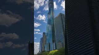 Chicago street walk (6) water front high rise #shorts