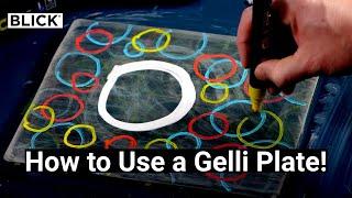 Learn How to use a Gelli Plate!