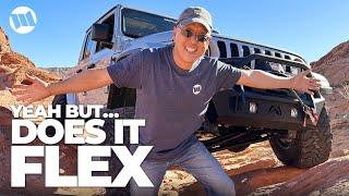 FLEX TESTING a Jeep Gladiator with ACCUAIR Air Suspension on the Rocks Plus Other Benefits