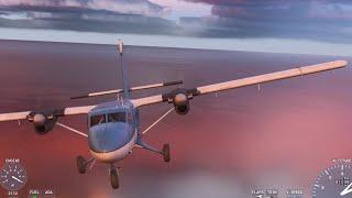 New Microsoft Flight Simulator 2024 - Thrilling Precision Landing on Saba