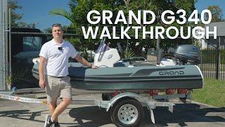 Grand Boats: Grand G340 RIB Tender Boat Walkthrough