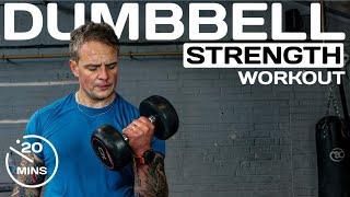 DUMBBELL Full Body Workout for Strength | 20 Minute Workout