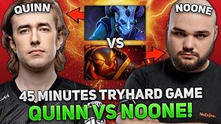 45 MINUTES TRYHARD GAME by QUINN vs LEGEND of DOTA 2 - NOONE!