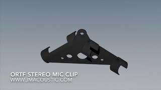 ORTF Stereo Microphone Clip by JM Acoustic